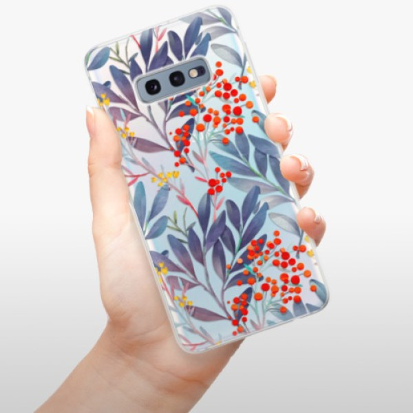 Silikonové pouzdro iSaprio - Samsung Galaxy S10e - Jeřabiny