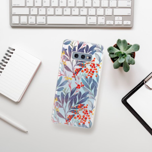 Silikonové pouzdro iSaprio - Samsung Galaxy S10e - Jeřabiny