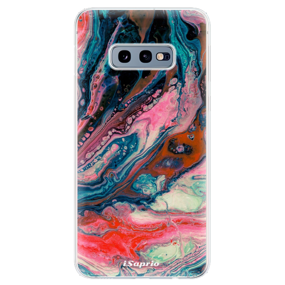 Odolné silikonové pouzdro iSaprio - Abstract Paint 01 - Samsung Galaxy S10e