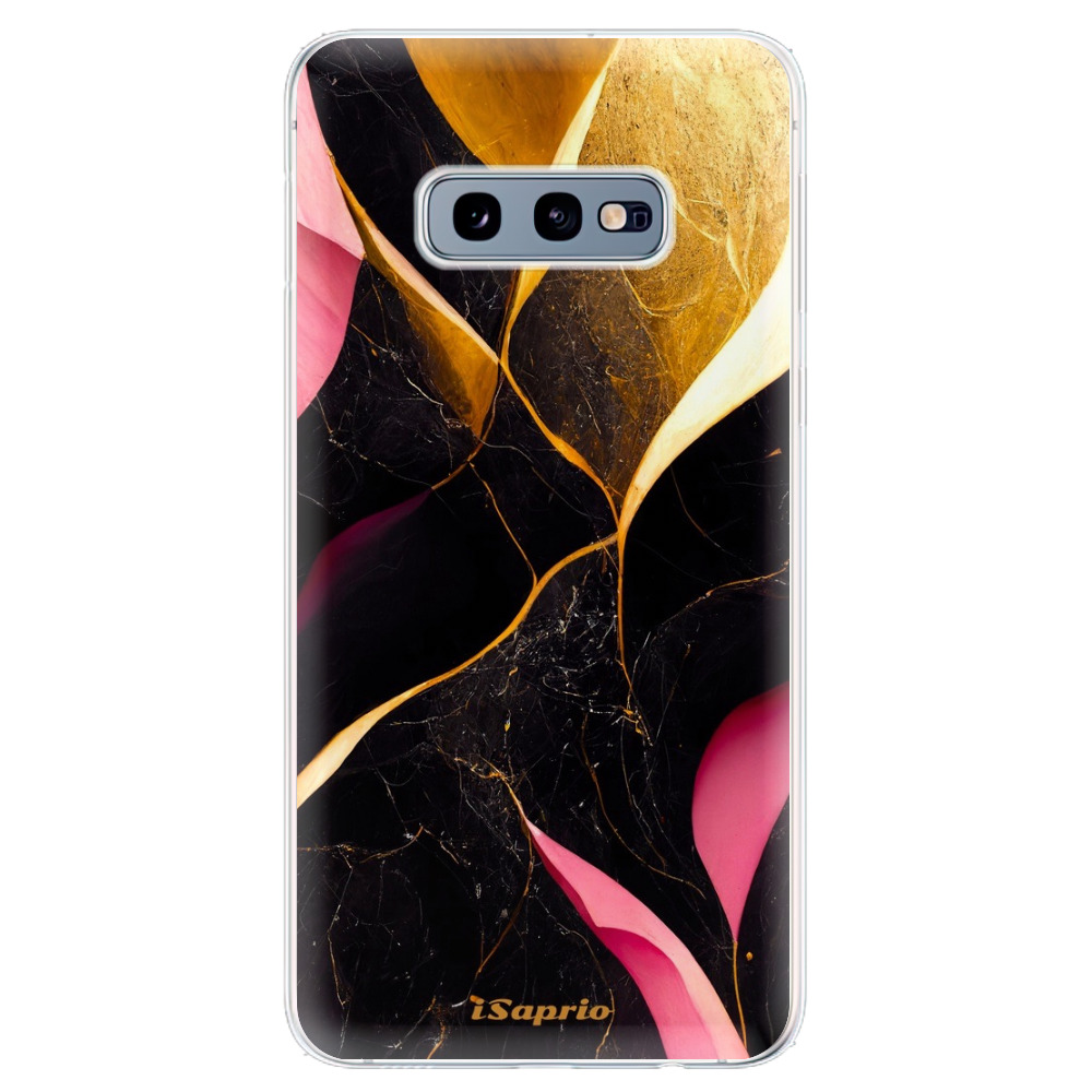 Odolné silikonové pouzdro iSaprio - Gold Pink Marble - Samsung Galaxy S10e