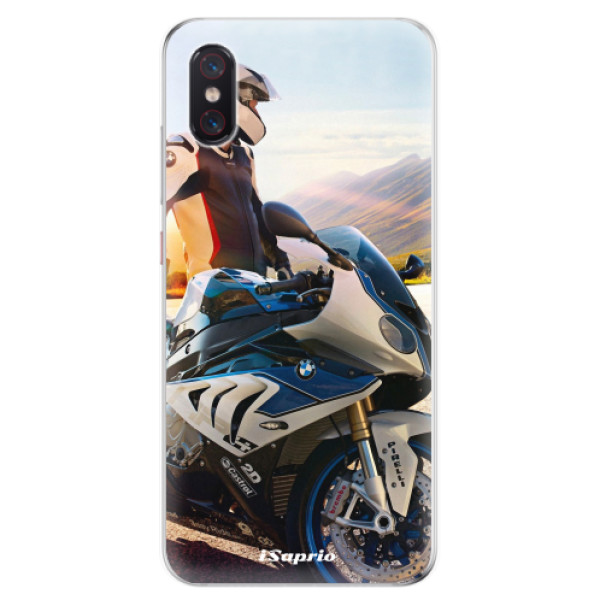 Odolné silikonové pouzdro iSaprio - Motorcycle 10 - Xiaomi Mi 8 Pro