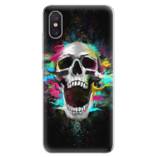 Odolné silikonové pouzdro iSaprio - Skull in Colors - Xiaomi Mi 8 Pro