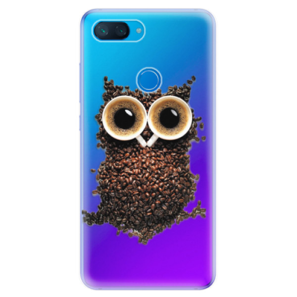 Odolné silikonové pouzdro iSaprio - Owl And Coffee - Xiaomi Mi 8 Lite