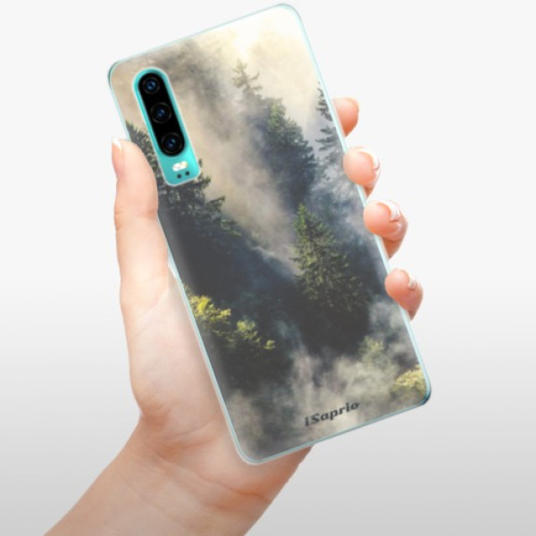 Silikonové pouzdro iSaprio - Huawei P30 - Les v Mlze 01