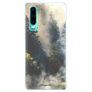 Silikonové pouzdro iSaprio - Huawei P30 - Les v Mlze 01