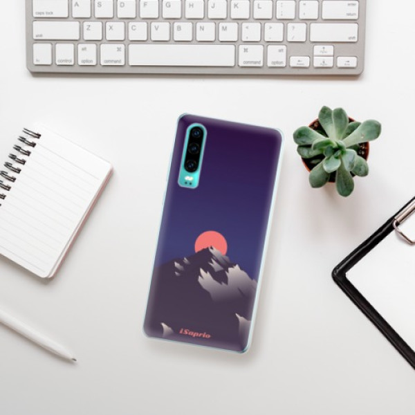Silikonové pouzdro iSaprio - Huawei P30 - Hora a Měsíc 04