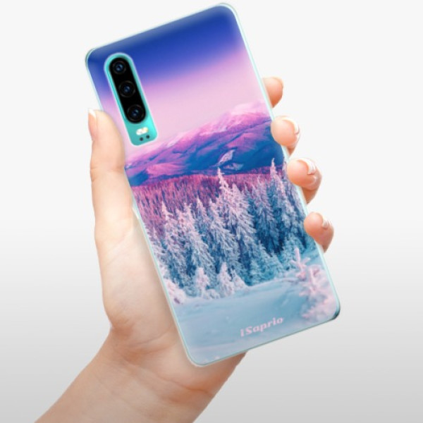 Silikonové pouzdro iSaprio - Huawei P30 - Zimní Krajina