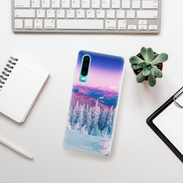 Silikonové pouzdro iSaprio - Huawei P30 - Zimní Krajina