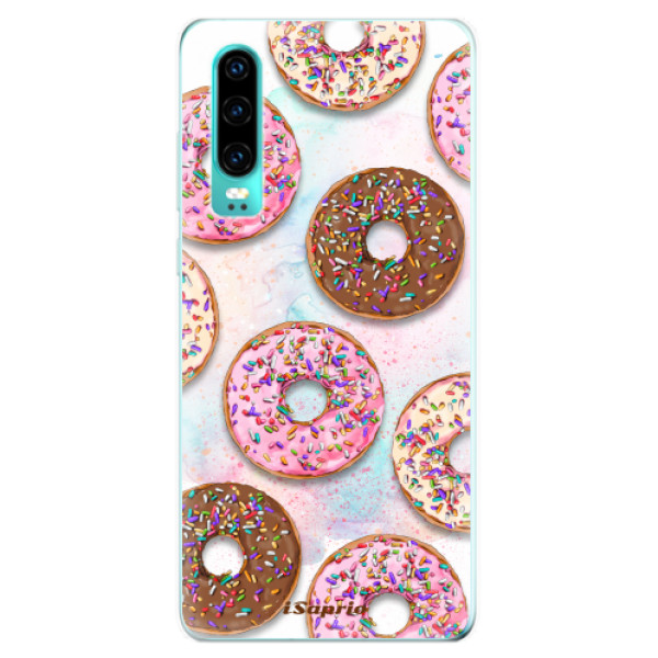 Odolné silikonové pouzdro iSaprio - Donuts 11 - Huawei P30