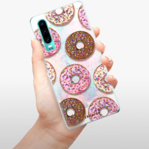 Silikonové pouzdro iSaprio - Huawei P30 - Donutky Všude 11