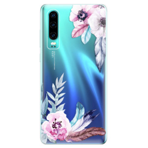 Silikonové pouzdro iSaprio - Huawei P30 - Flower Pattern 04