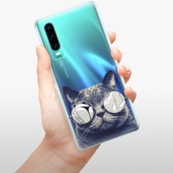 Silikonové pouzdro iSaprio - Huawei P30 - Šílená Číča 01