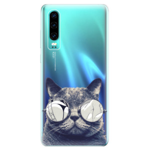 Silikonové pouzdro iSaprio - Huawei P30 - Šílená Číča 01