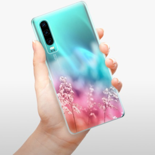 Silikonové pouzdro iSaprio - Huawei P30 - Duhová Tráva