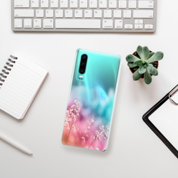 Silikonové pouzdro iSaprio - Huawei P30 - Duhová Tráva