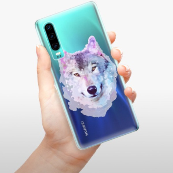 Silikonové pouzdro iSaprio - Huawei P30 - Vlk 01