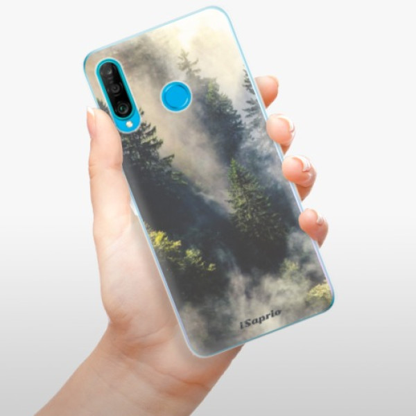 Silikonové pouzdro iSaprio - Huawei P30 Lite - Les v Mlze 01