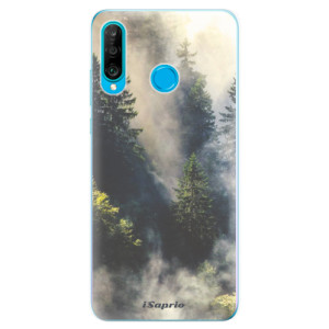 Silikonové pouzdro iSaprio - Huawei P30 Lite - Les v Mlze 01
