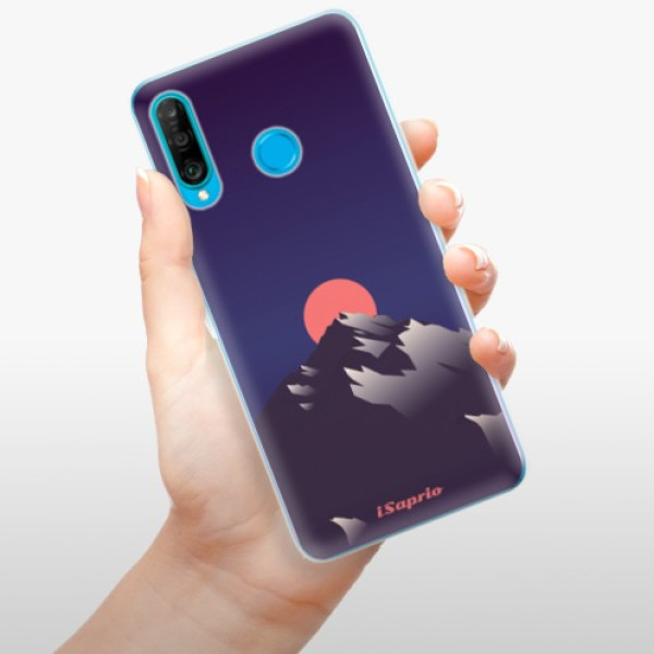 Silikonové pouzdro iSaprio - Huawei P30 Lite - Hora a Měsíc 04