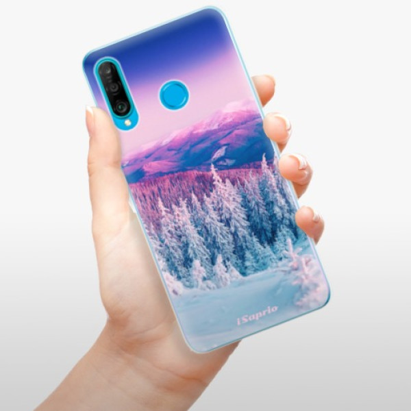 Silikonové pouzdro iSaprio - Huawei P30 Lite - Zimní Krajina