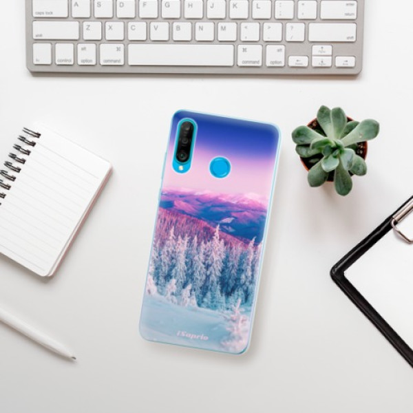 Silikonové pouzdro iSaprio - Huawei P30 Lite - Zimní Krajina