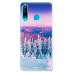 Silikonové pouzdro iSaprio - Huawei P30 Lite - Zimní Krajina