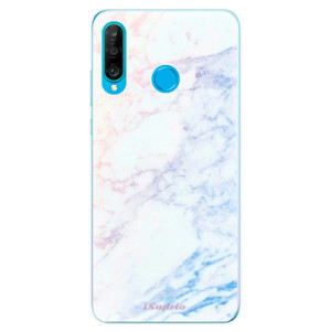 Silikonové pouzdro iSaprio - Huawei P30 Lite - Duhový Mramor 10