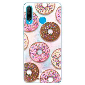 Silikonové pouzdro iSaprio - Huawei P30 Lite - Donutky Všude 11