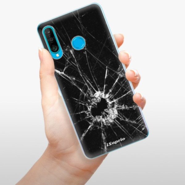 Silikonové pouzdro iSaprio - Huawei P30 Lite - Broken Glass 10