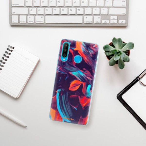 Silikonové pouzdro iSaprio - Huawei P30 Lite - Barevný mramor 19