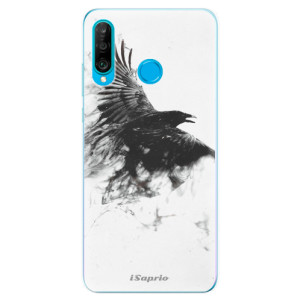 Silikonové pouzdro iSaprio - Huawei P30 Lite - Havran 01
