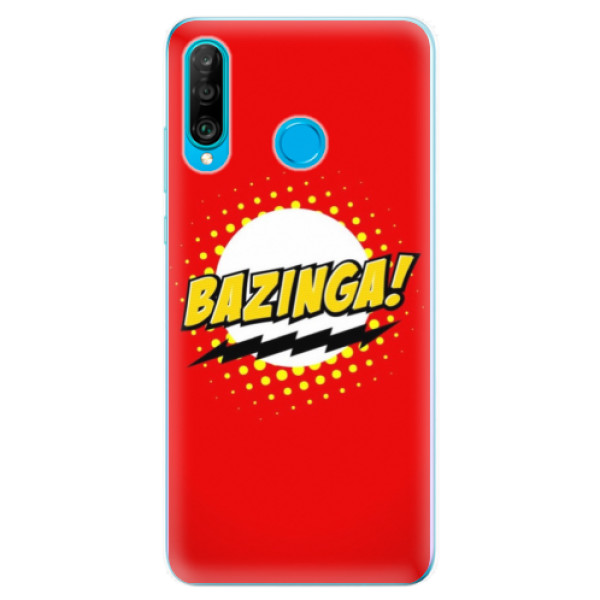 Silikonové odolné pouzdro iSaprio Bazinga 01 na mobil Huawei P30 Lite (Silikonový odolný kryt, obal, pouzdro iSaprio Bazinga 01 na mobilní telefon Huawei P30 Lite)