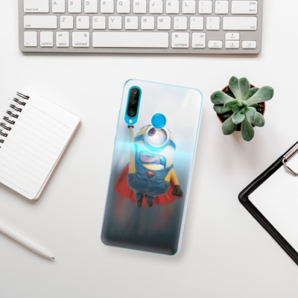 Silikonové pouzdro iSaprio - Huawei P30 Lite - Mimoň Superman 02