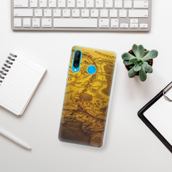 Silikonové pouzdro iSaprio - Huawei P30 Lite - Stará Mapa