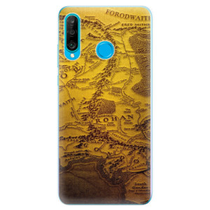 Silikonové pouzdro iSaprio - Huawei P30 Lite - Stará Mapa