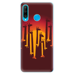 Silikonové pouzdro iSaprio - Huawei P30 Lite - Žirafy 01