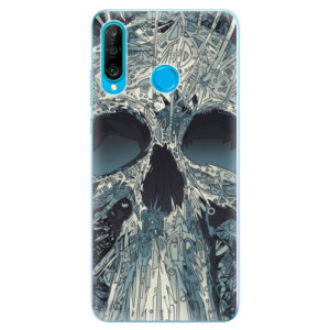 Silikonové pouzdro iSaprio - Huawei P30 Lite - Abstract Skull