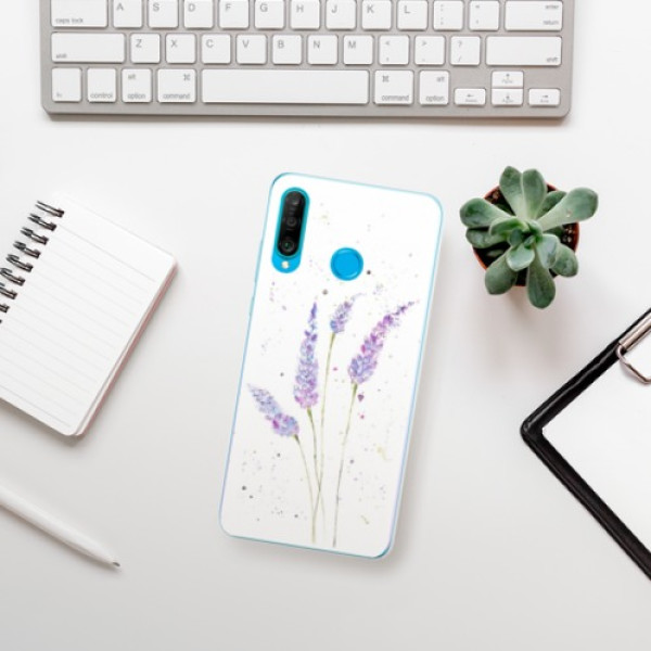 Silikonové pouzdro iSaprio - Huawei P30 Lite - Levandule