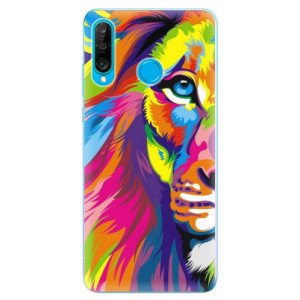 Silikonové pouzdro iSaprio - Huawei P30 Lite - Duhový Lev