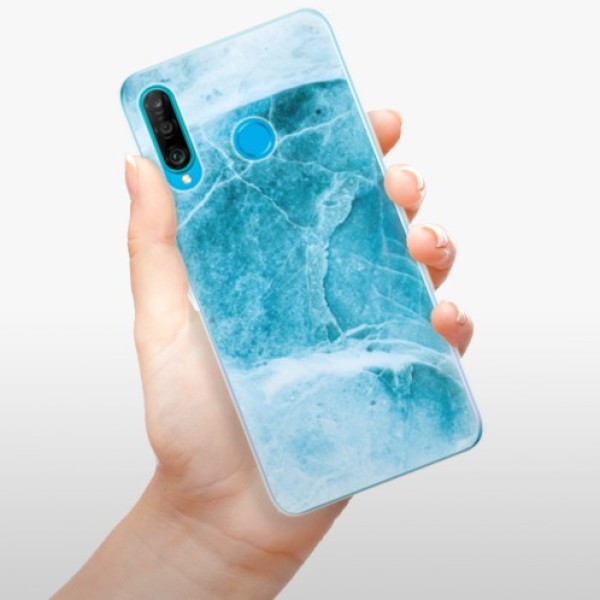 Silikonové pouzdro iSaprio - Huawei P30 Lite - Blue Marble