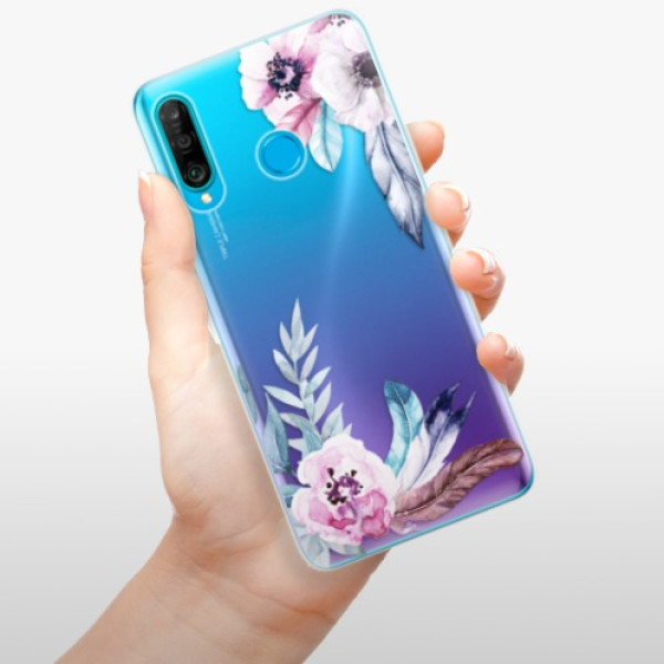 Silikonové pouzdro iSaprio - Huawei P30 Lite - Flower Pattern 04