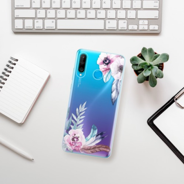 Silikonové pouzdro iSaprio - Huawei P30 Lite - Flower Pattern 04