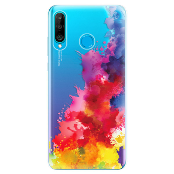 Silikonové odolné pouzdro iSaprio Color Splash 01 na mobil Huawei P30 Lite (Silikonový odolný kryt, obal, pouzdro iSaprio Color Splash 01 na mobilní telefon Huawei P30 Lite)