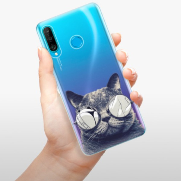 Silikonové pouzdro iSaprio - Huawei P30 Lite - Šílená Číča 01