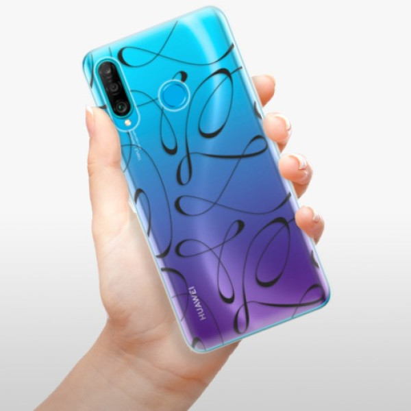 Silikonové pouzdro iSaprio - Huawei P30 Lite - Fancy černé