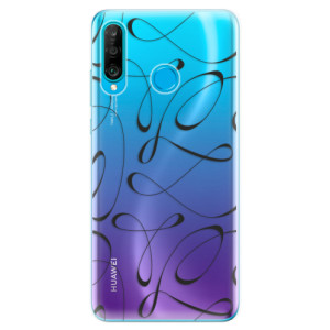 Silikonové pouzdro iSaprio - Huawei P30 Lite - Fancy černé