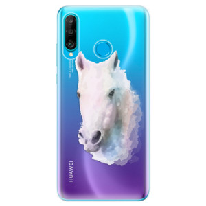 Silikonové pouzdro iSaprio - Huawei P30 Lite - Bílý kůň 01