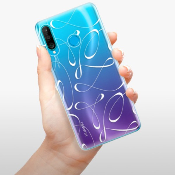 Silikonové pouzdro iSaprio - Huawei P30 Lite - Fancy bílé