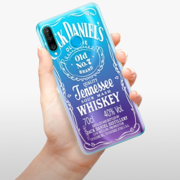 Silikonové pouzdro iSaprio - Huawei P30 Lite - Transparentí White Jack 