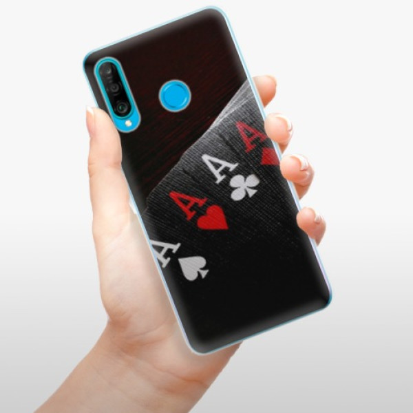 Silikonové pouzdro iSaprio - Huawei P30 Lite - Poker